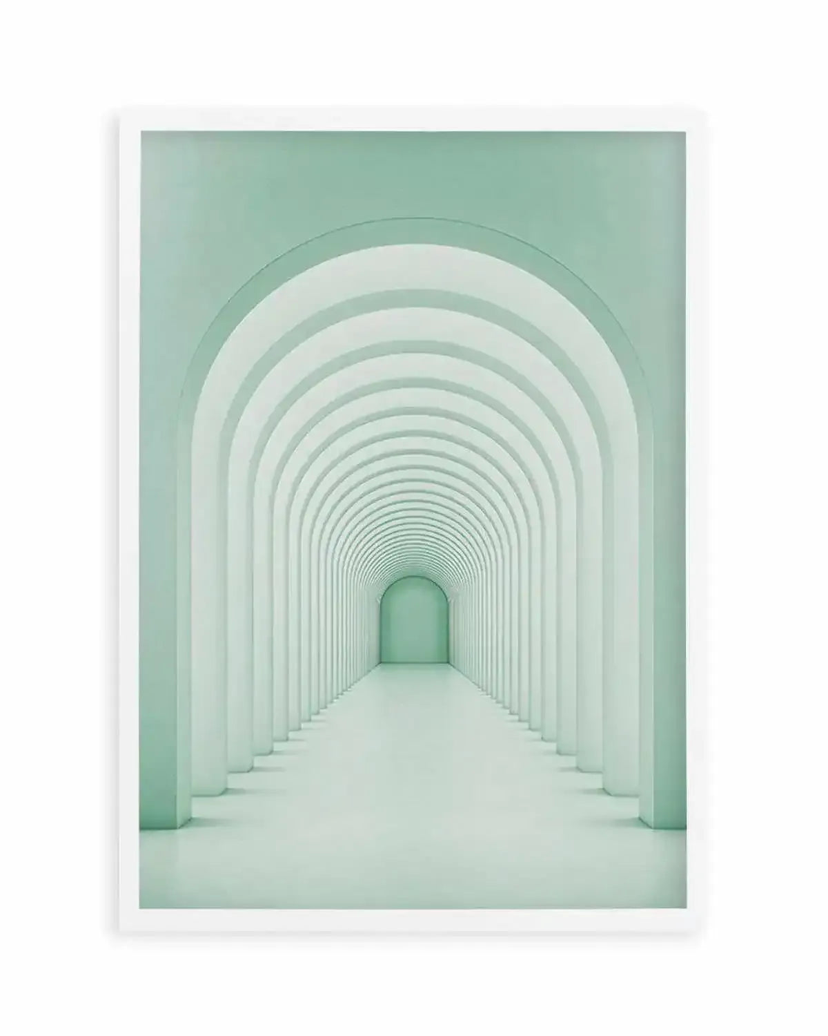 Green Arches Art Print from Olive et Oriel where you can shop wallpaper and artworks online