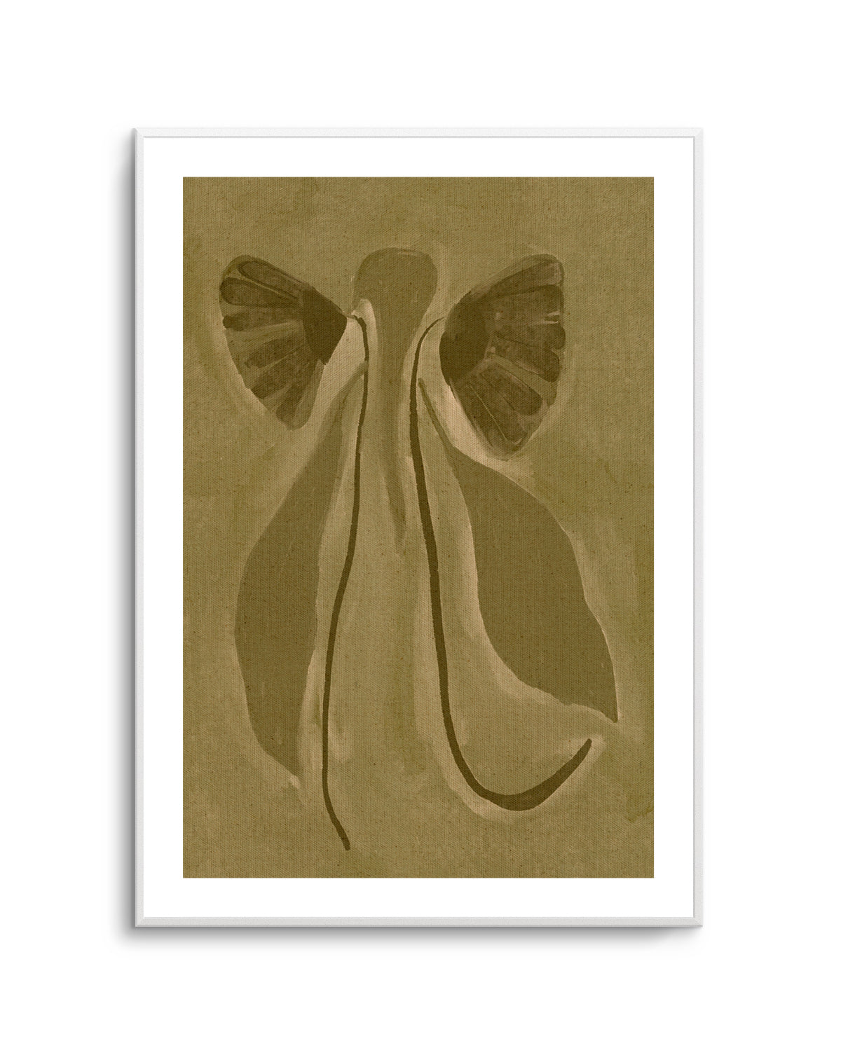 Green Botanical by Shatha Al Dafai | Art Print