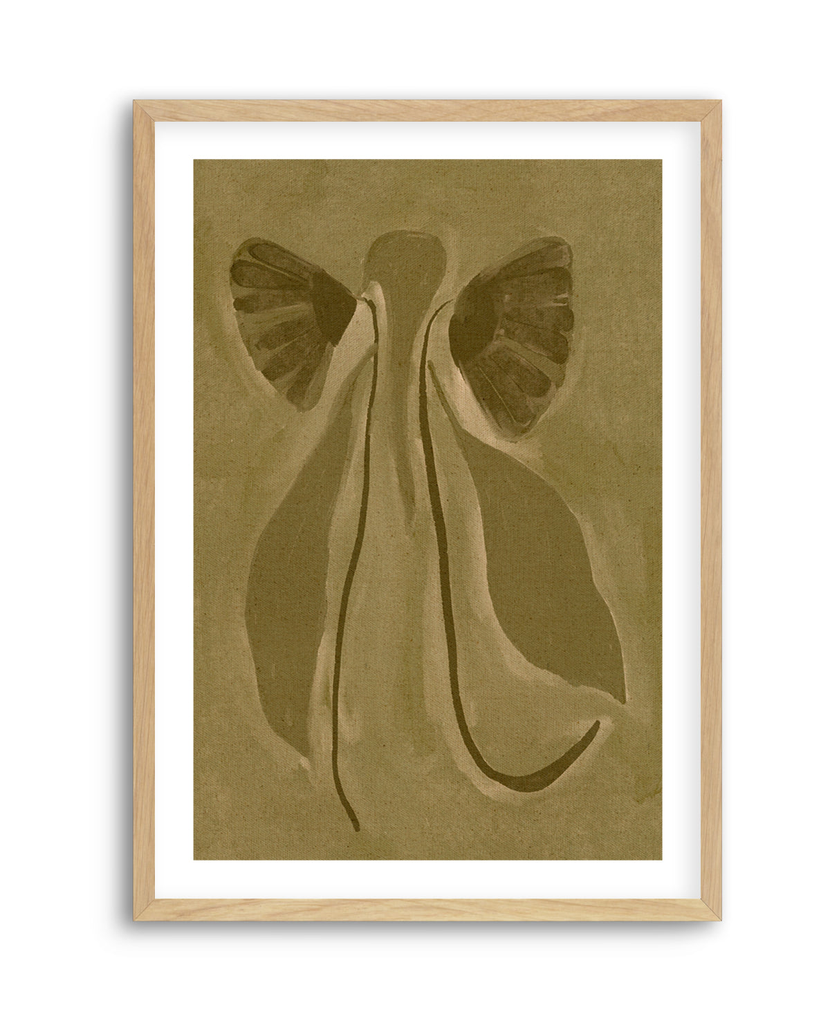 Green Botanical by Shatha Al Dafai | Art Print