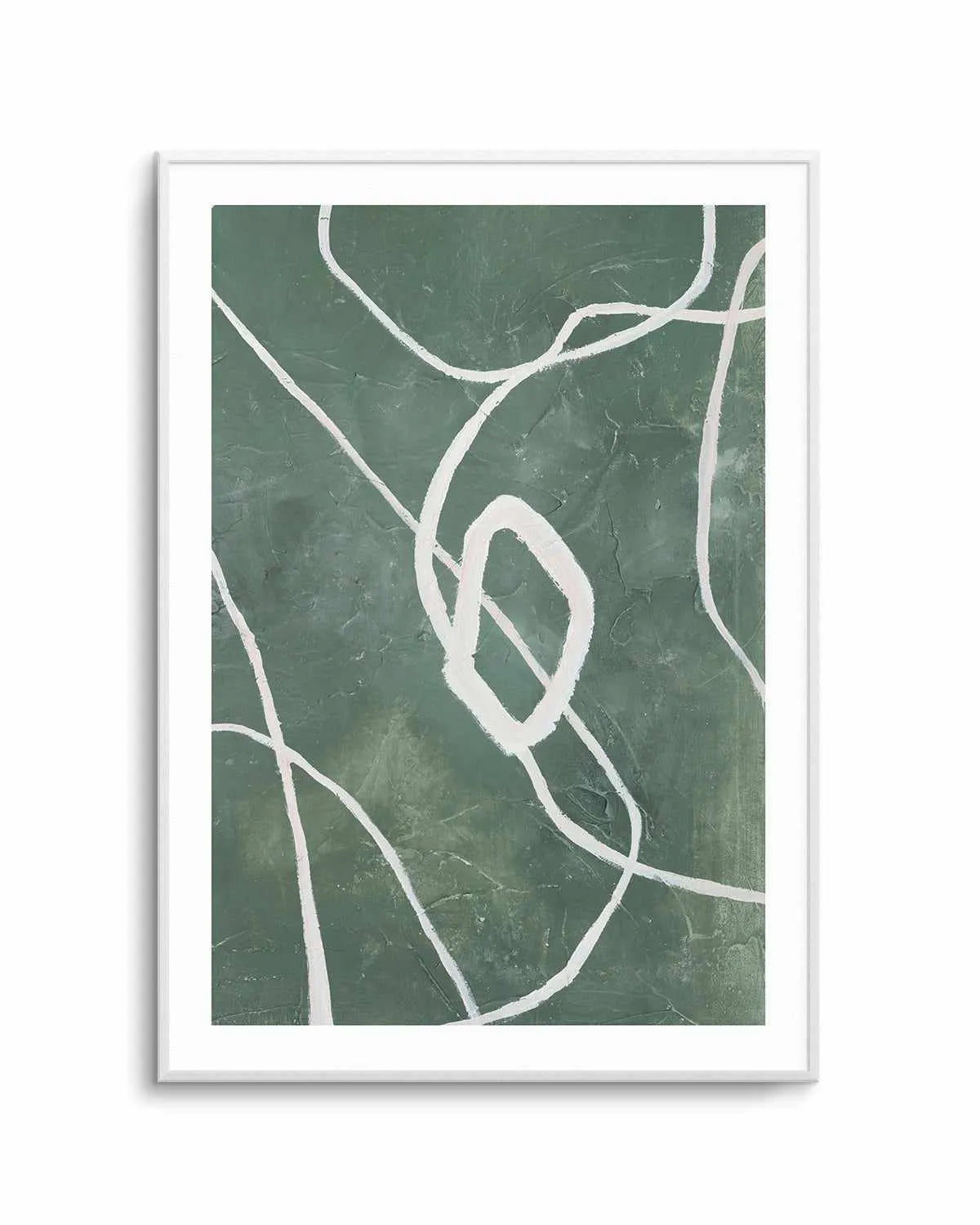 Green Grafica by Design Fabrikken Art Print from Olive et Oriel where you can shop wallpaper and artworks online