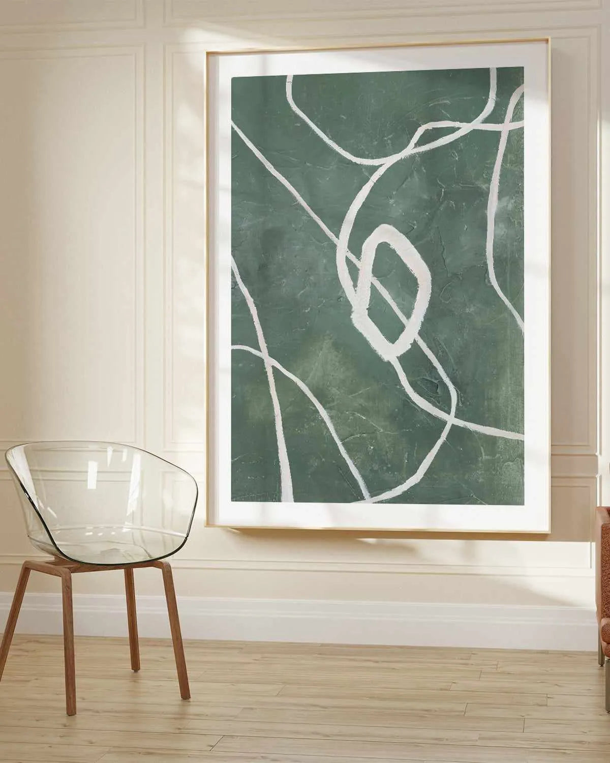 Green Grafica by Design Fabrikken Art Print from Olive et Oriel where you can shop wallpaper and artworks online