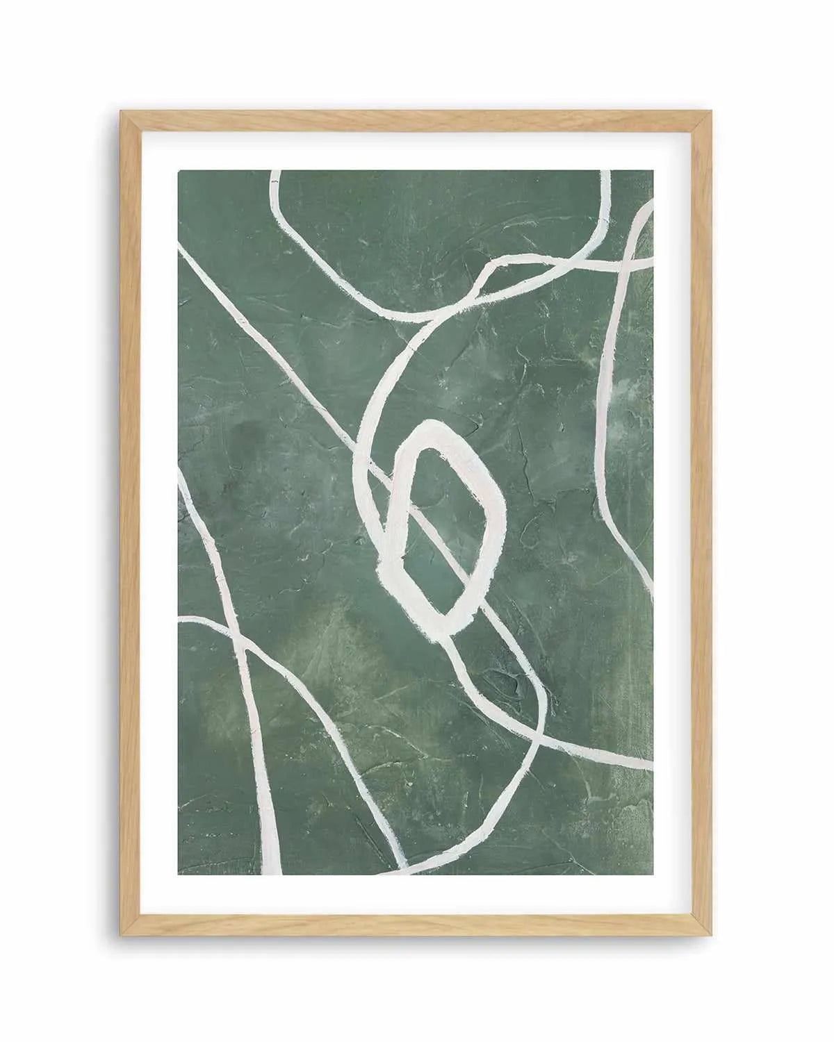 Green Grafica by Design Fabrikken Art Print from Olive et Oriel where you can shop wallpaper and artworks online