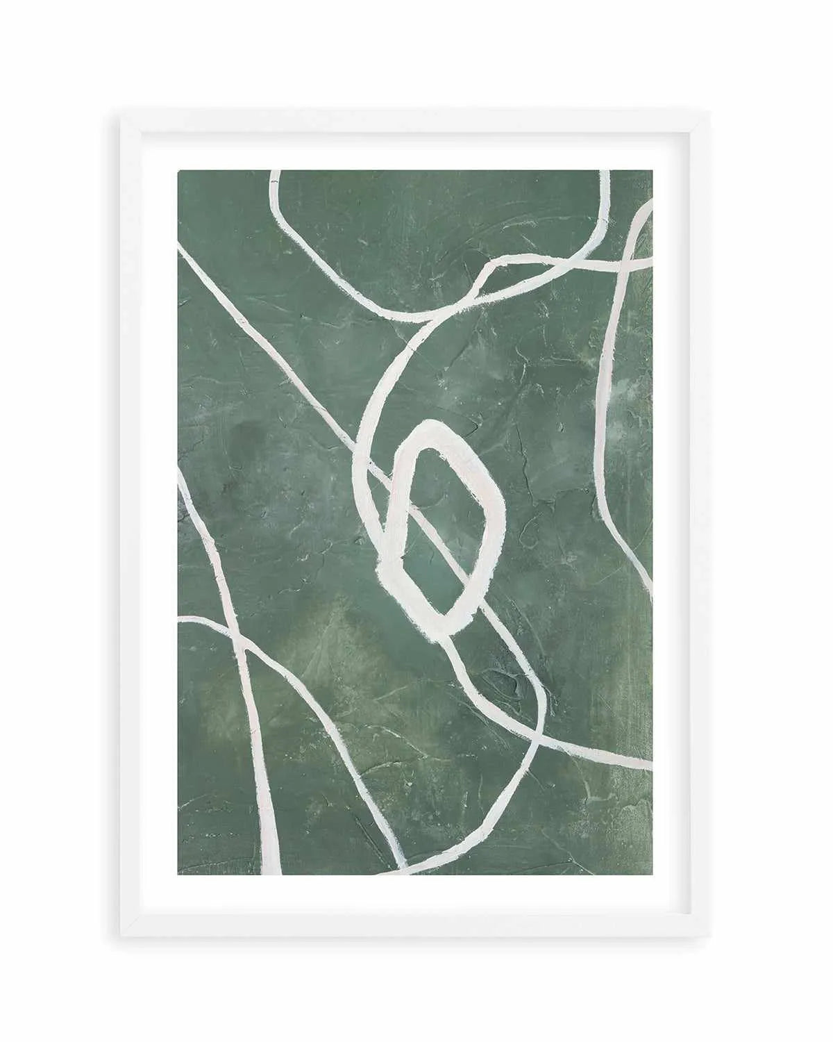 Green Grafica by Design Fabrikken Art Print from Olive et Oriel where you can shop wallpaper and artworks online