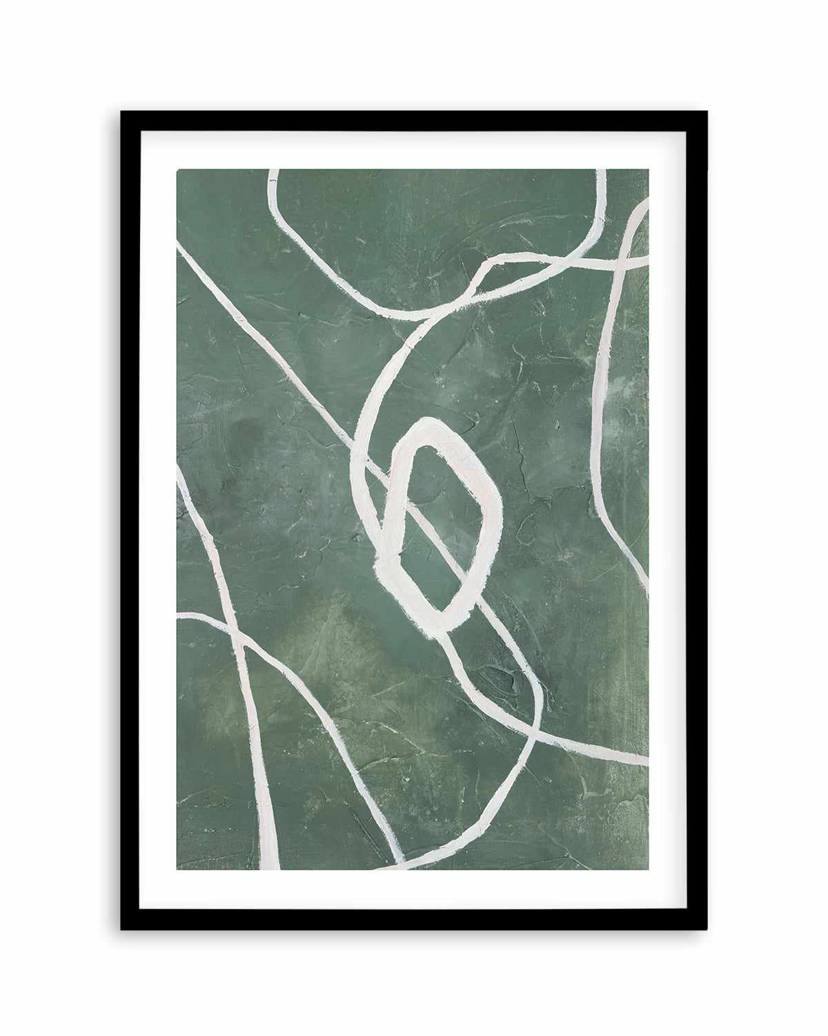 Green Grafica by Design Fabrikken Art Print