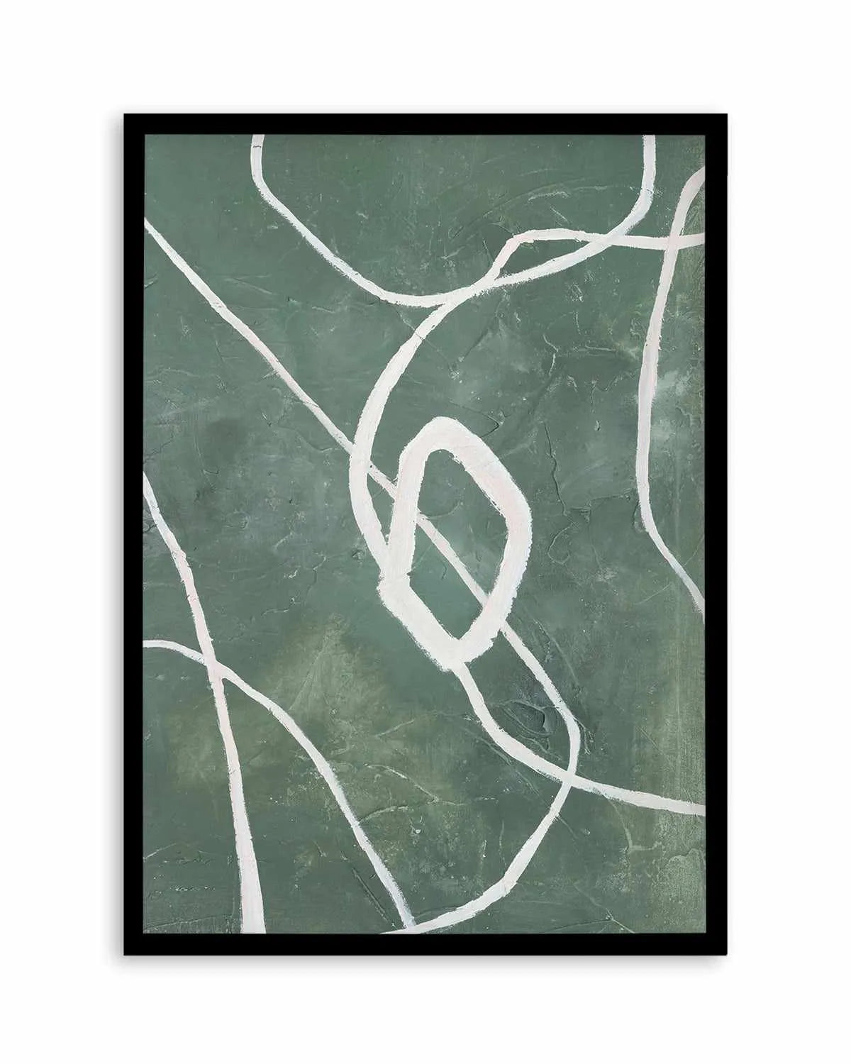 Green Grafica by Design Fabrikken Art Print from Olive et Oriel where you can shop wallpaper and artworks online