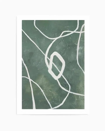 Green Grafica by Design Fabrikken Art Print from Olive et Oriel where you can shop wallpaper and artworks online