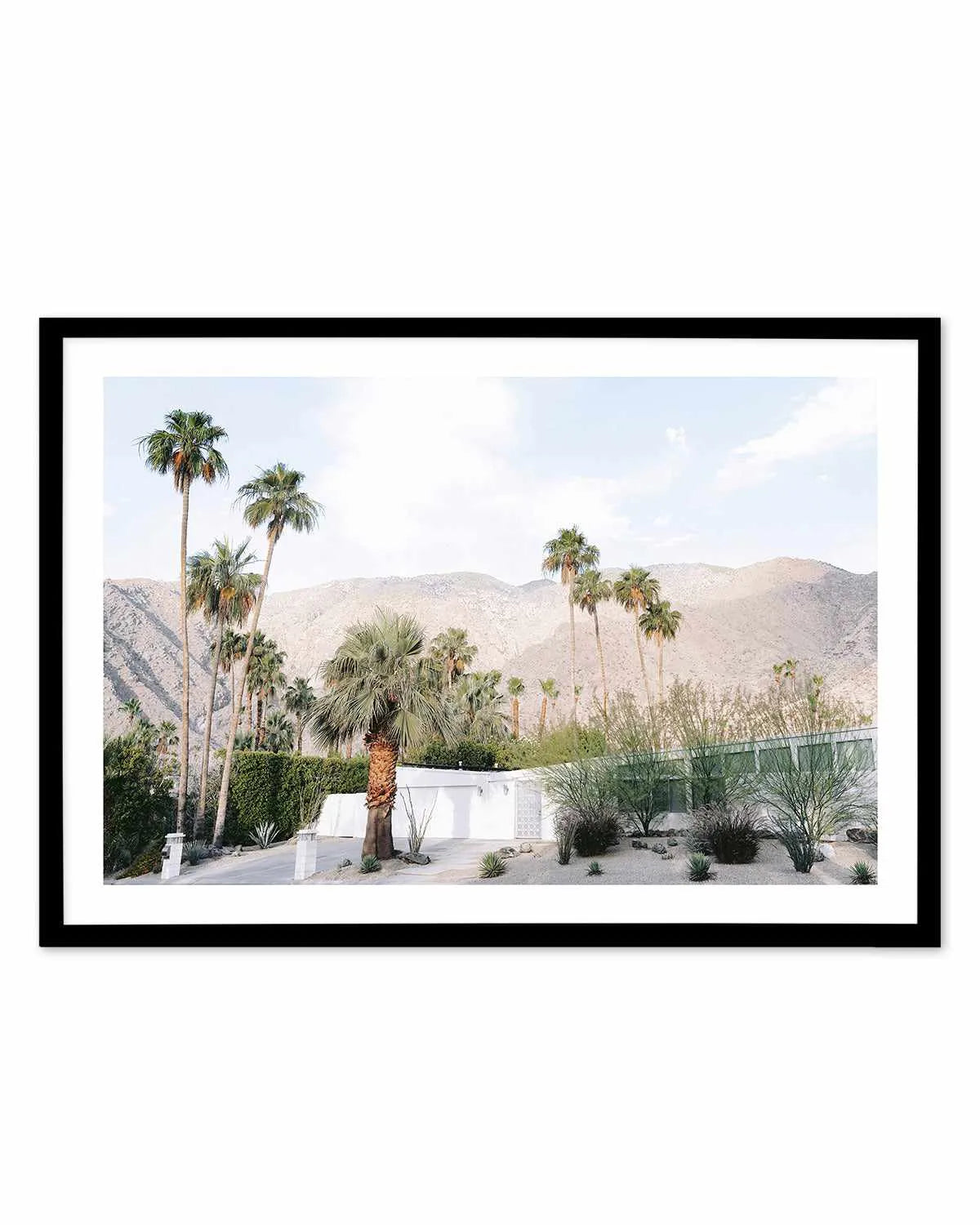 Green House Palm Springs Art Print from Olive et Oriel where you can shop wallpaper and artworks online