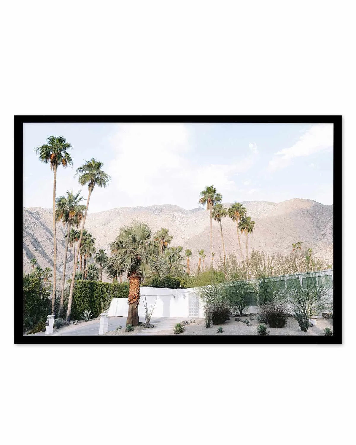 Green House Palm Springs Art Print from Olive et Oriel where you can shop wallpaper and artworks online