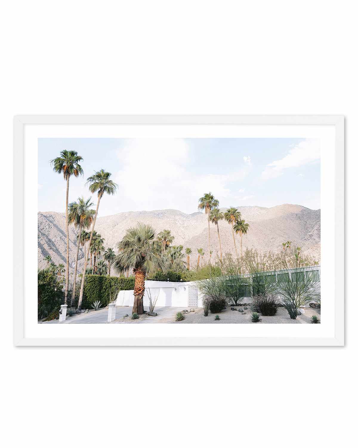 Green House Palm Springs Art Print