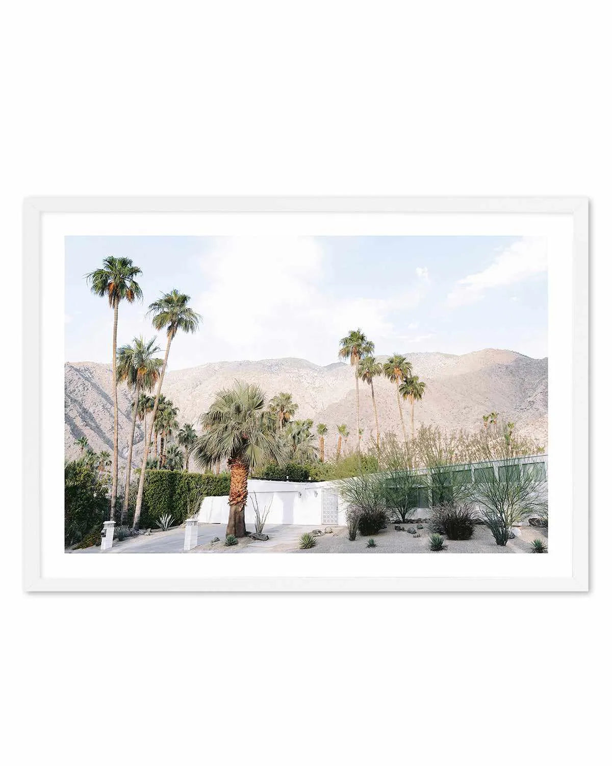 Green House Palm Springs Art Print from Olive et Oriel where you can shop wallpaper and artworks online