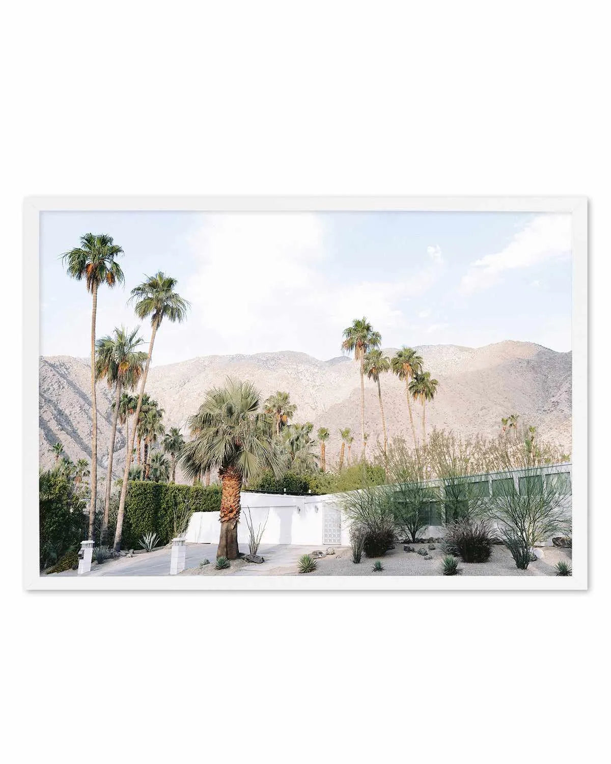 Green House Palm Springs Art Print from Olive et Oriel where you can shop wallpaper and artworks online
