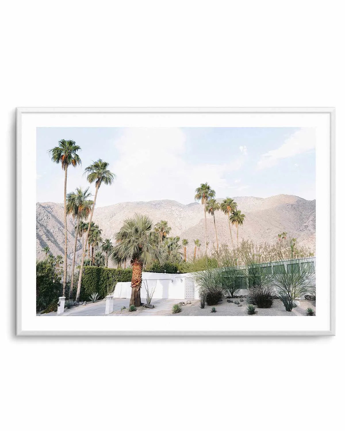 Green House Palm Springs Art Print from Olive et Oriel where you can shop wallpaper and artworks online