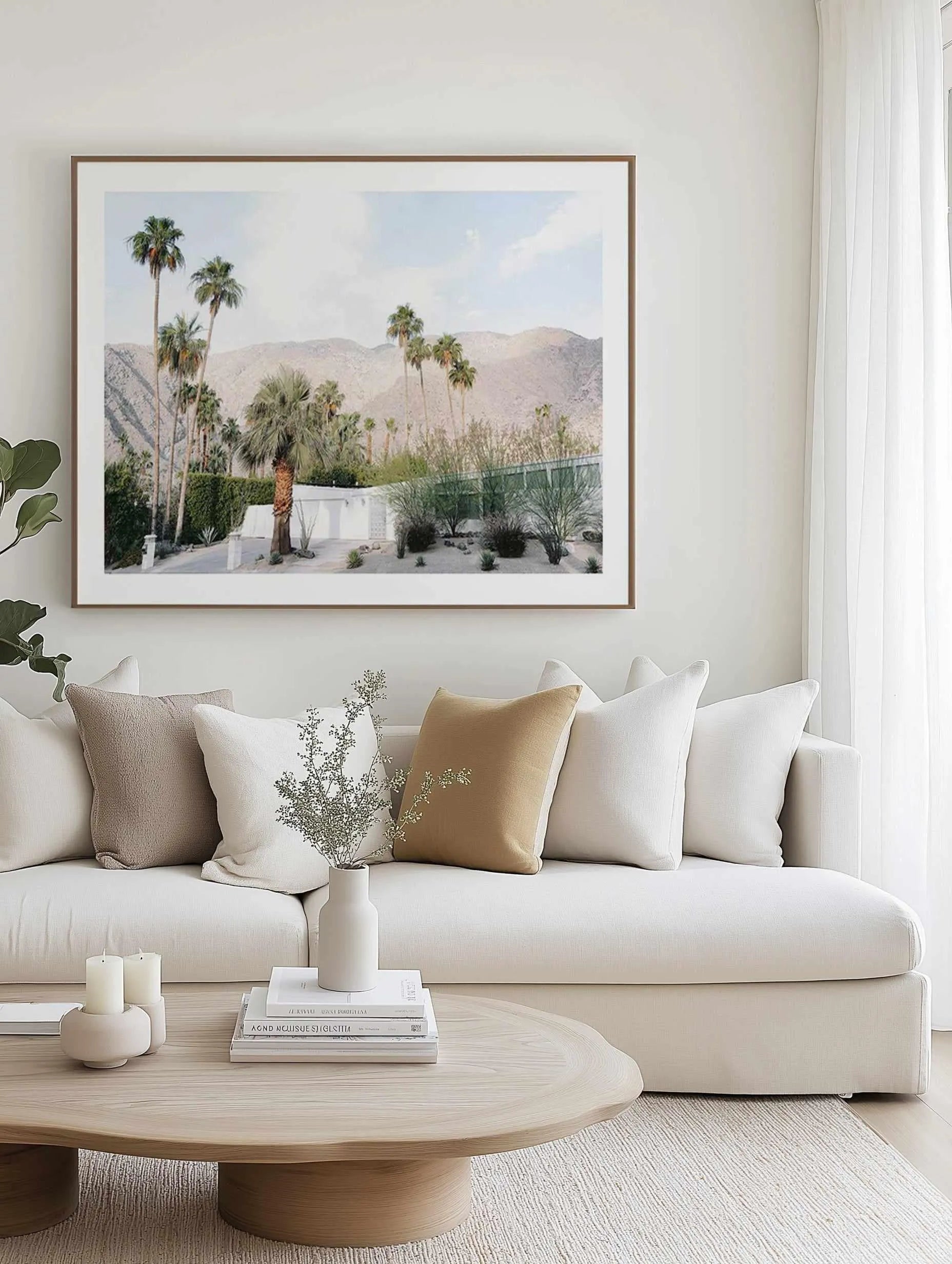Green House Palm Springs Art Print from Olive et Oriel where you can shop wallpaper and artworks online