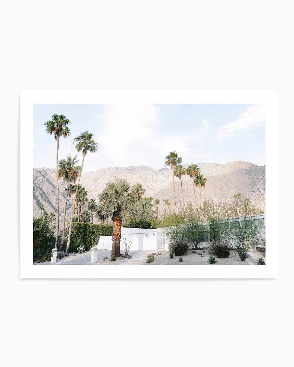 Green House Palm Springs Art Print from Olive et Oriel where you can shop wallpaper and artworks online