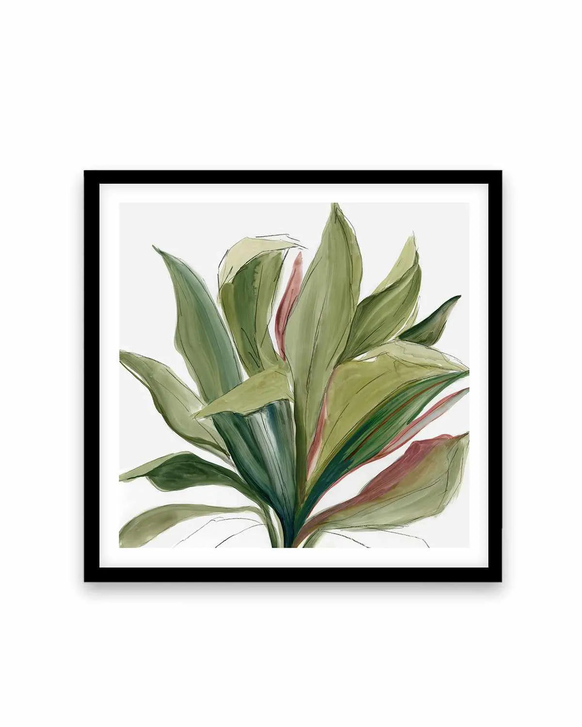 Green House Plant I Art Print from Olive et Oriel where you can shop wallpaper and artworks online