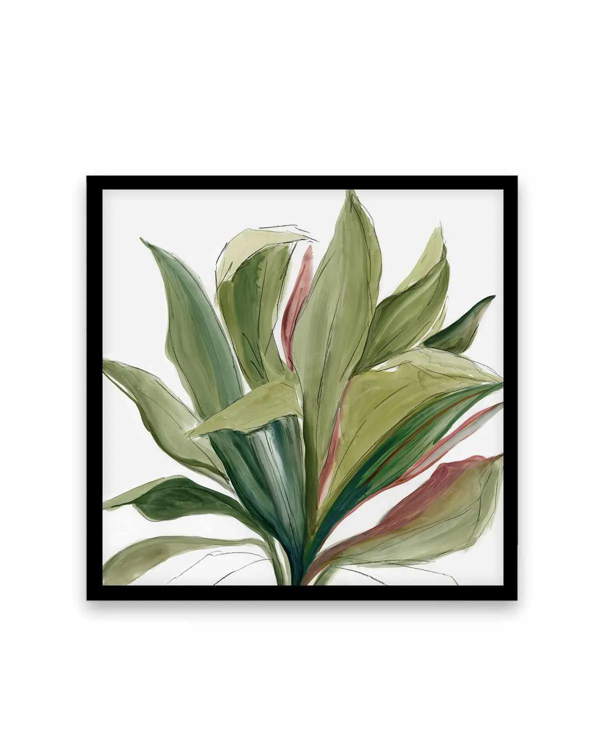 Green House Plant I Art Print from Olive et Oriel where you can shop wallpaper and artworks online