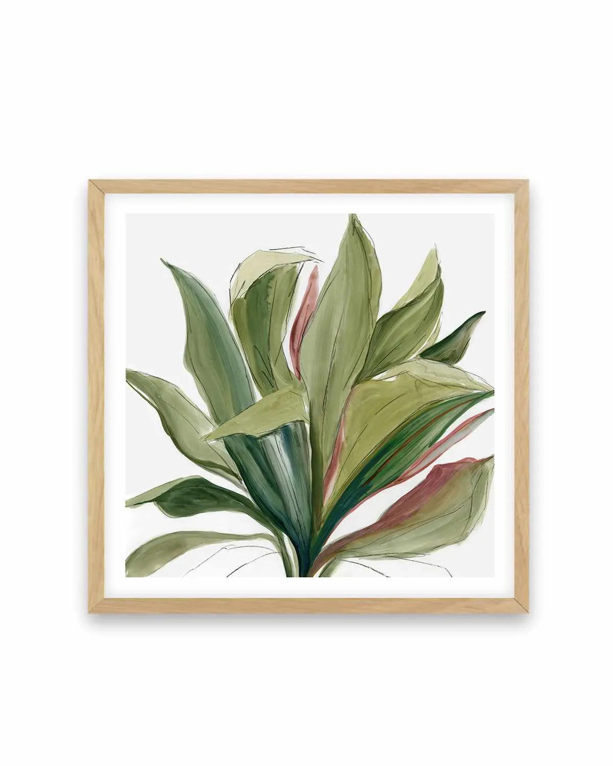 Green House Plant I Art Print from Olive et Oriel where you can shop wallpaper and artworks online
