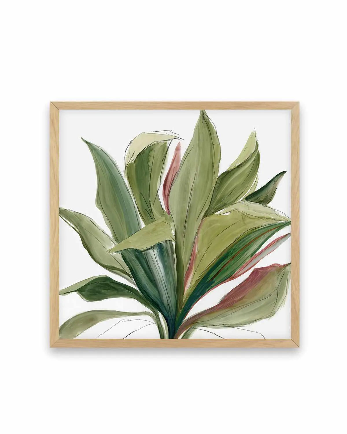 Green House Plant I Art Print from Olive et Oriel where you can shop wallpaper and artworks online