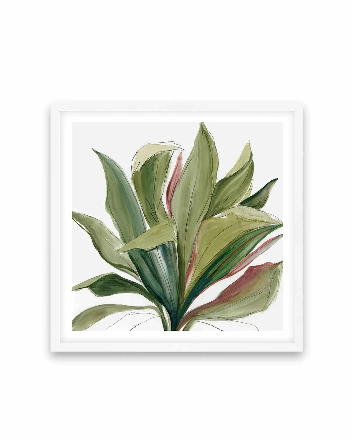 Green House Plant I Art Print from Olive et Oriel where you can shop wallpaper and artworks online