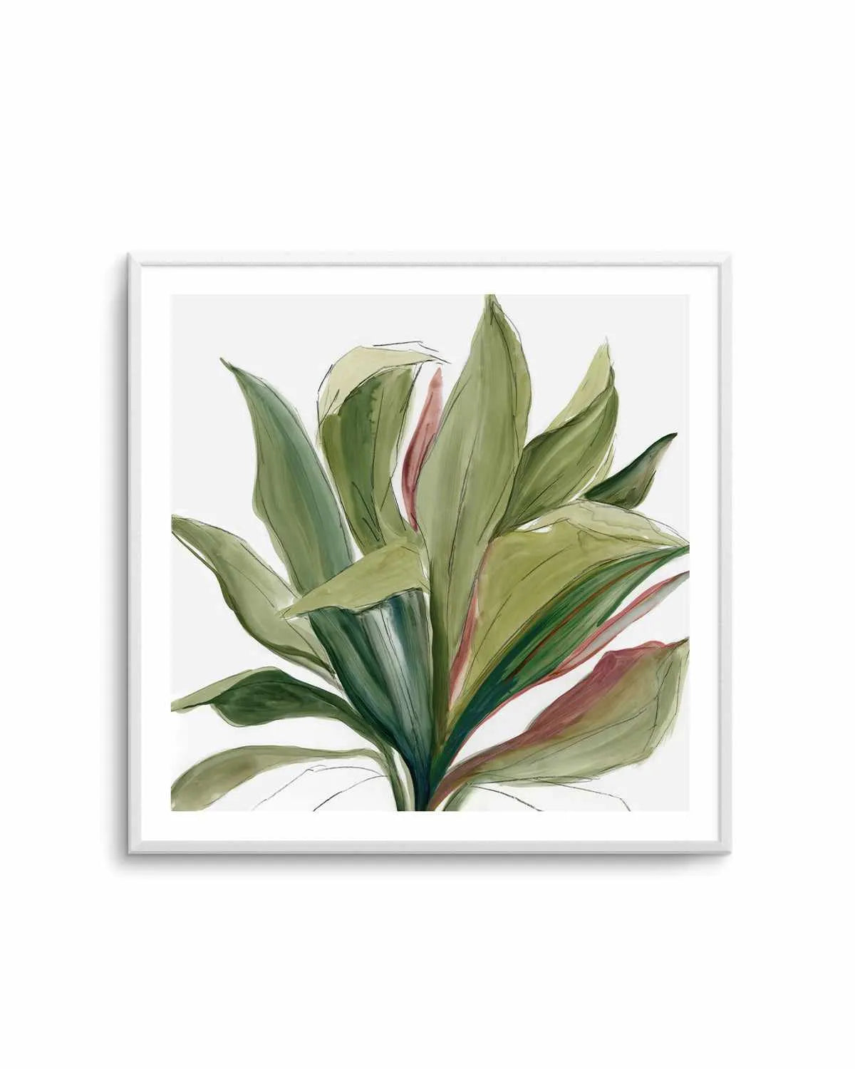 Green House Plant I Art Print from Olive et Oriel where you can shop wallpaper and artworks online
