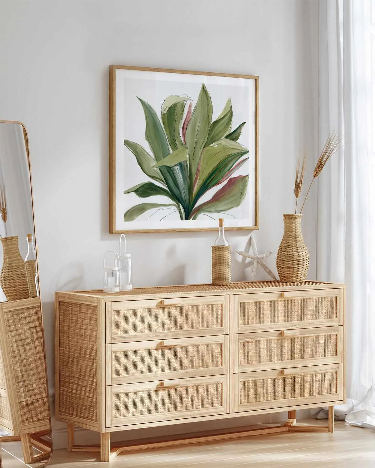 Green House Plant I Art Print from Olive et Oriel where you can shop wallpaper and artworks online