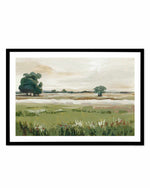 Green Meadow Foresttif Art Print