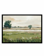 Green Meadow Foresttif Art Print