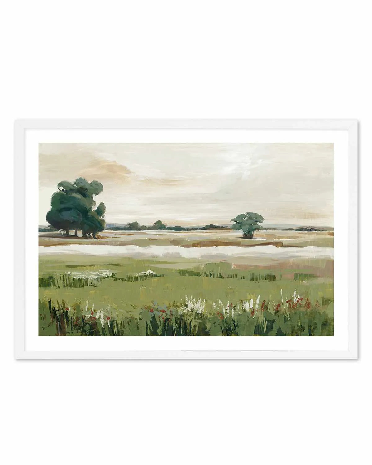 Green Meadow Foresttif Art Print from Olive et Oriel where you can shop wallpaper and artworks online