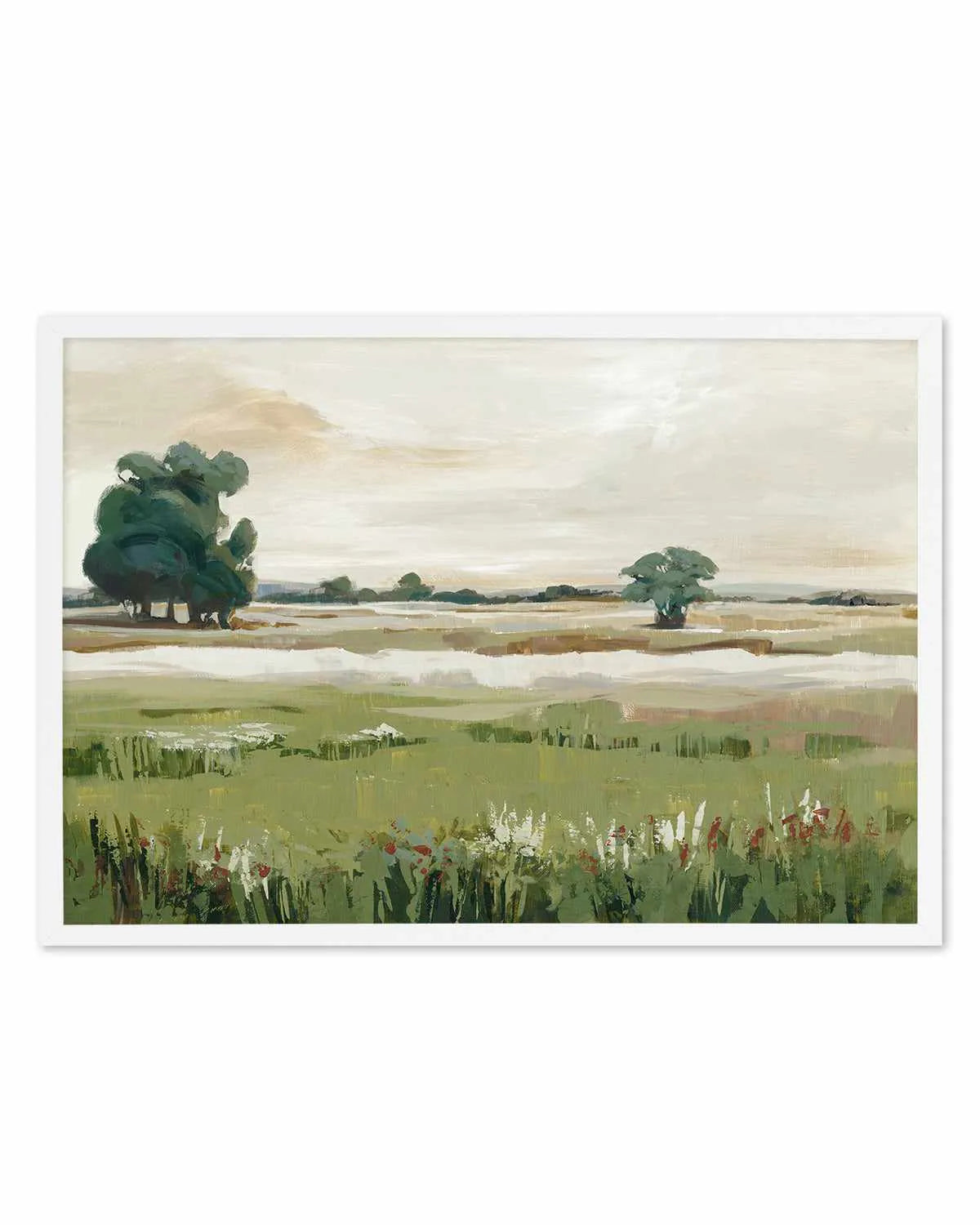 Green Meadow Foresttif Art Print from Olive et Oriel where you can shop wallpaper and artworks online