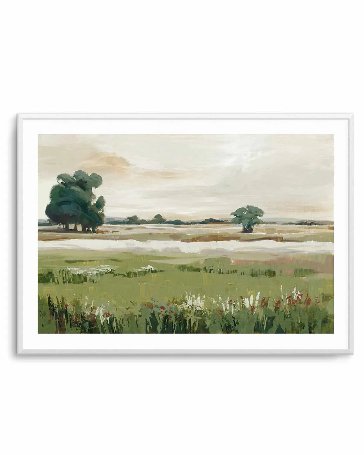Green Meadow Foresttif Art Print from Olive et Oriel where you can shop wallpaper and artworks online