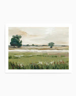 Green Meadow Foresttif Art Print