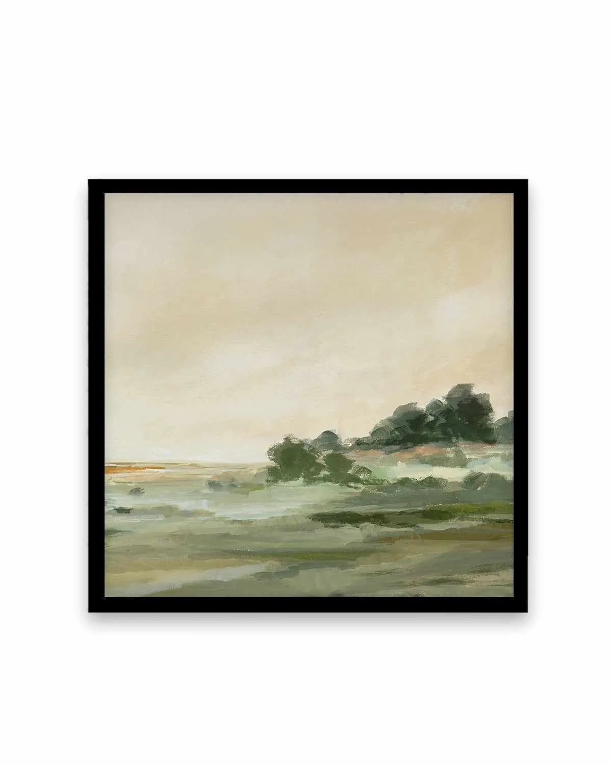 Green Meadow Right SQ Art Print from Olive et Oriel where you can shop wallpaper and artworks online