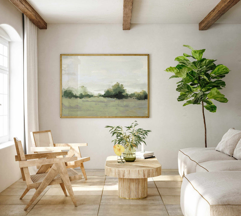 Green Meadown By Shina Choi | Art Print from Olive et Oriel where you can shop wallpaper and artworks online