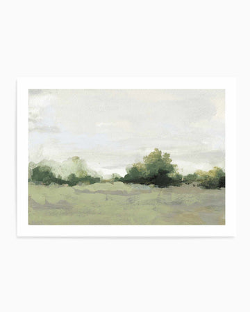 Green Meadown By Shina Choi | Art Print from Olive et Oriel where you can shop wallpaper and artworks online