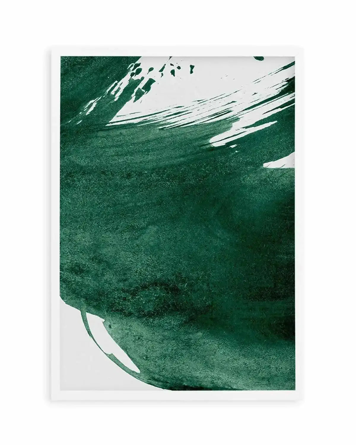 Green Paint Splash II Art Print from Olive et Oriel where you can shop wallpaper and artworks online