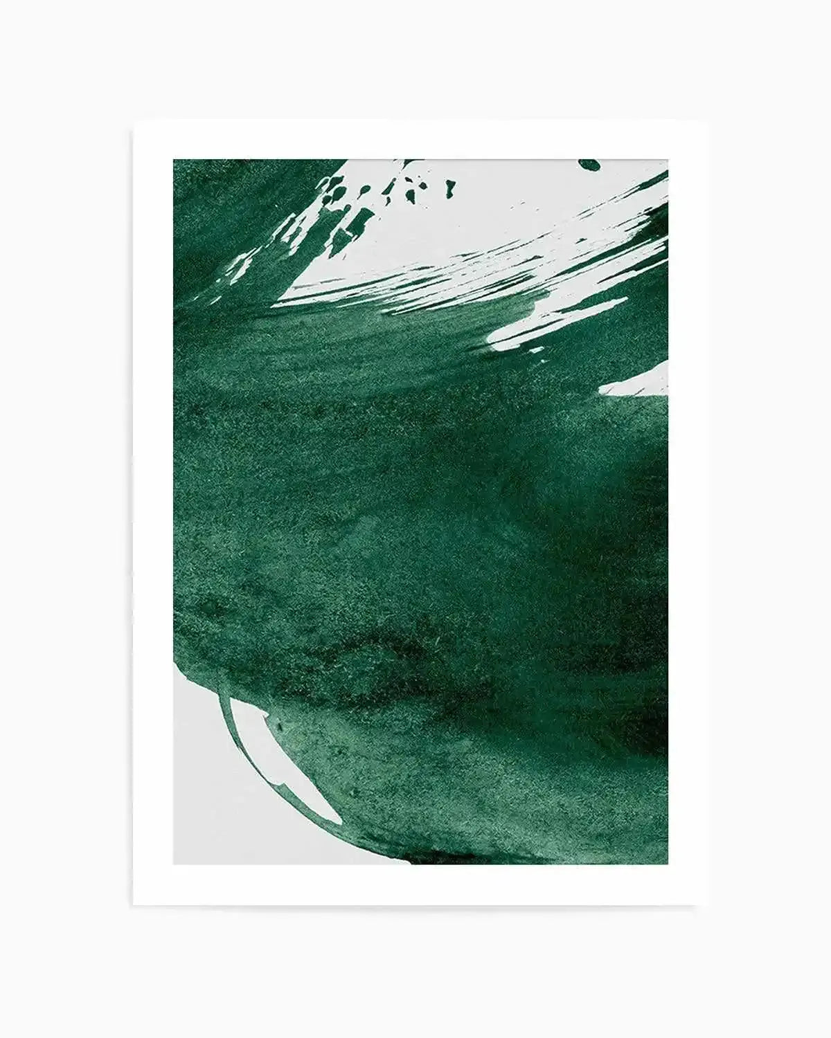 Green Paint Splash II Art Print from Olive et Oriel where you can shop wallpaper and artworks online
