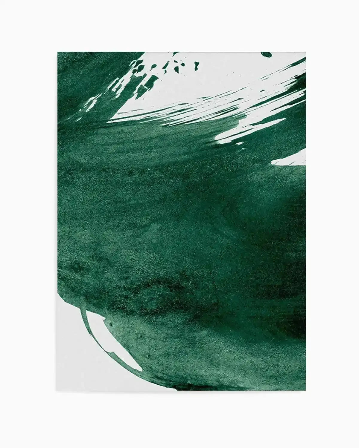 Green Paint Splash II Art Print from Olive et Oriel where you can shop wallpaper and artworks online
