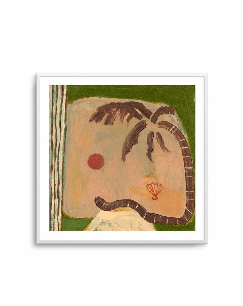 Green Palm by Britney Turner | Art Print from Olive et Oriel where you can shop wallpaper and artworks online