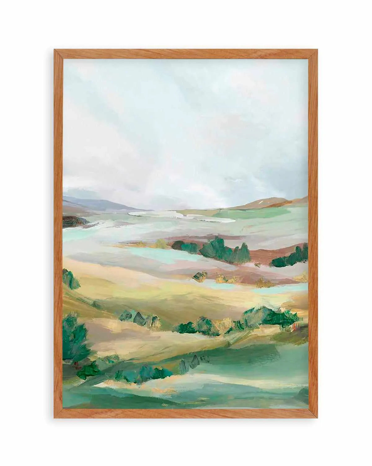 Green Pastures II Art Print from Olive et Oriel where you can shop wallpaper and artworks online