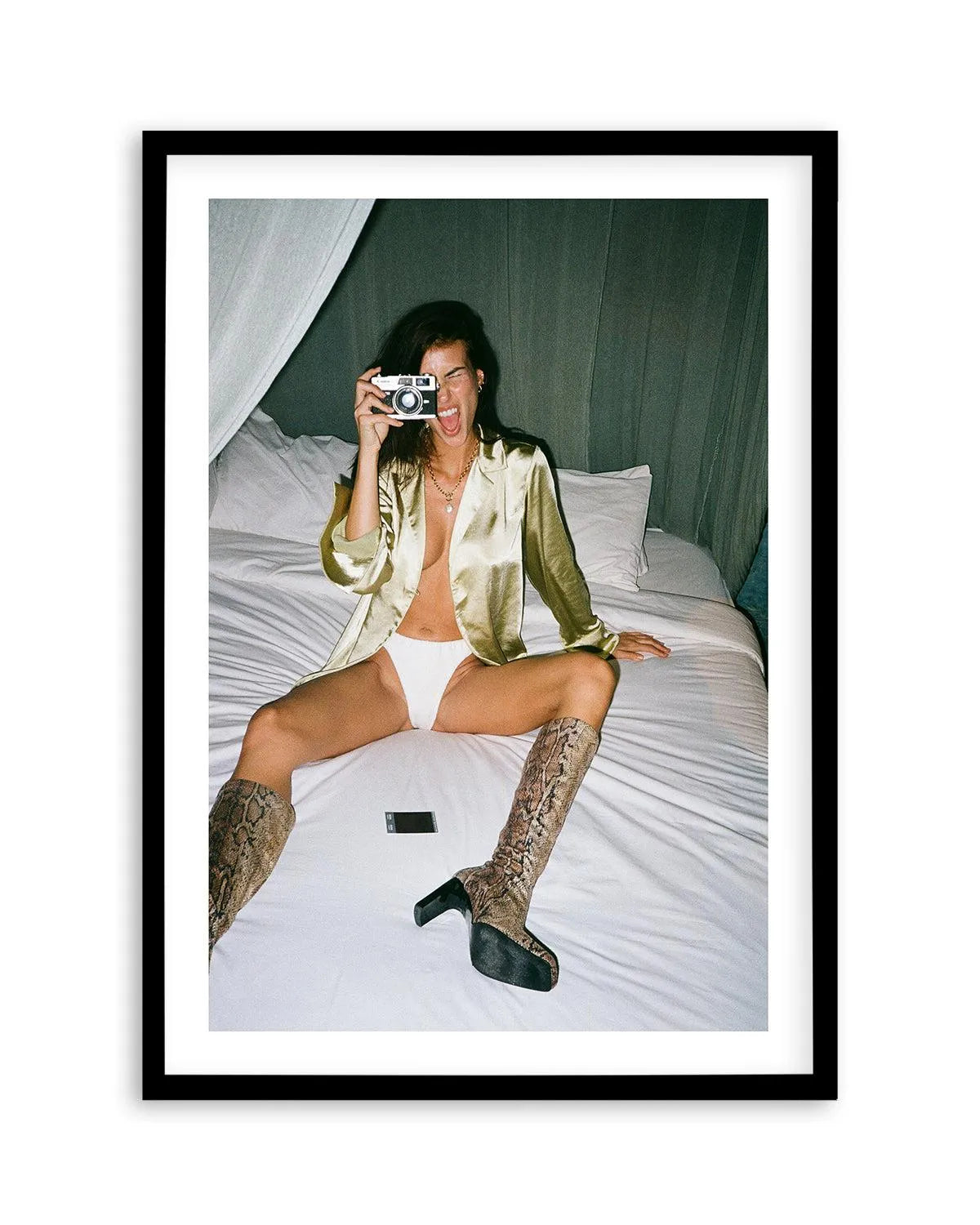 Green Room I by Amy Hallam Art Print-PRINT-Olive et Oriel-Amy Hallam-A5 | 5.8" x 8.3" | 14.8 x 21cm-Black-With White Border-Buy-Australian-Art-Prints-Online-with-Olive-et-Oriel-Your-Artwork-Specialists-Austrailia-Decorate-With-Coastal-Photo-Wall-Art-Prints-From-Our-Beach-House-Artwork-Collection-Fine-Poster-and-Framed-Artwork