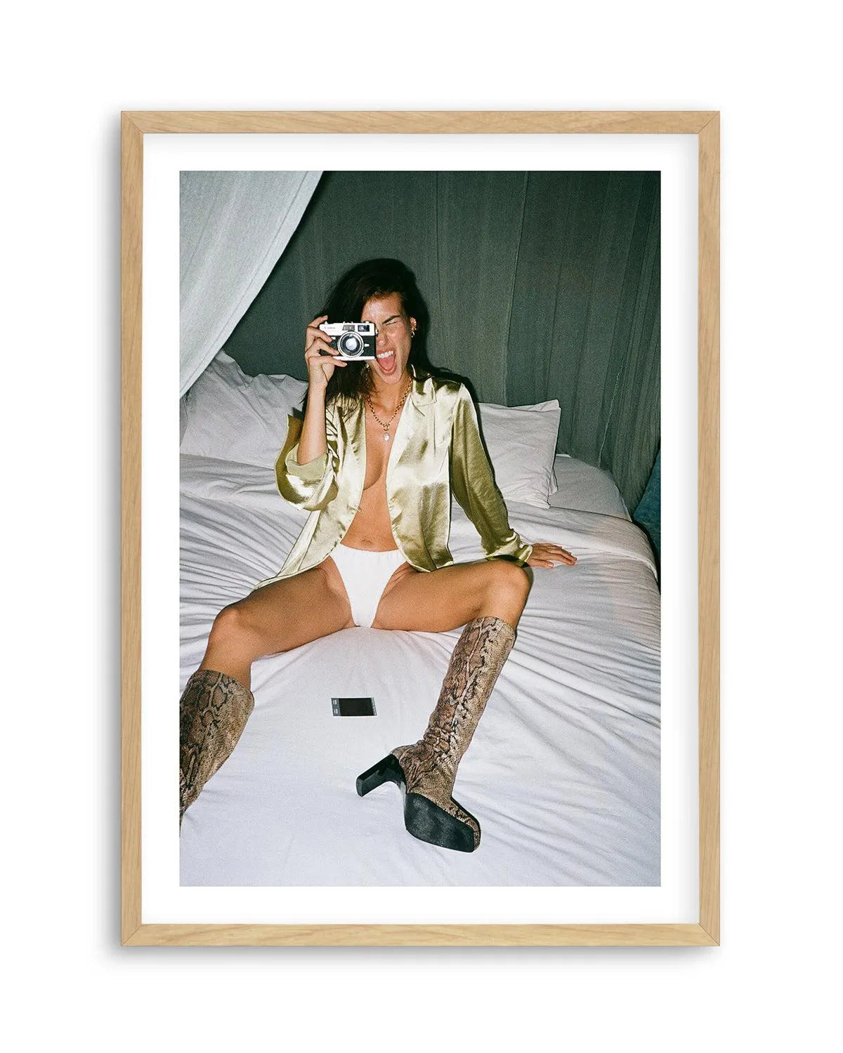 Green Room I by Amy Hallam Art Print-PRINT-Olive et Oriel-Amy Hallam-A5 | 5.8" x 8.3" | 14.8 x 21cm-Oak-With White Border-Buy-Australian-Art-Prints-Online-with-Olive-et-Oriel-Your-Artwork-Specialists-Austrailia-Decorate-With-Coastal-Photo-Wall-Art-Prints-From-Our-Beach-House-Artwork-Collection-Fine-Poster-and-Framed-Artwork