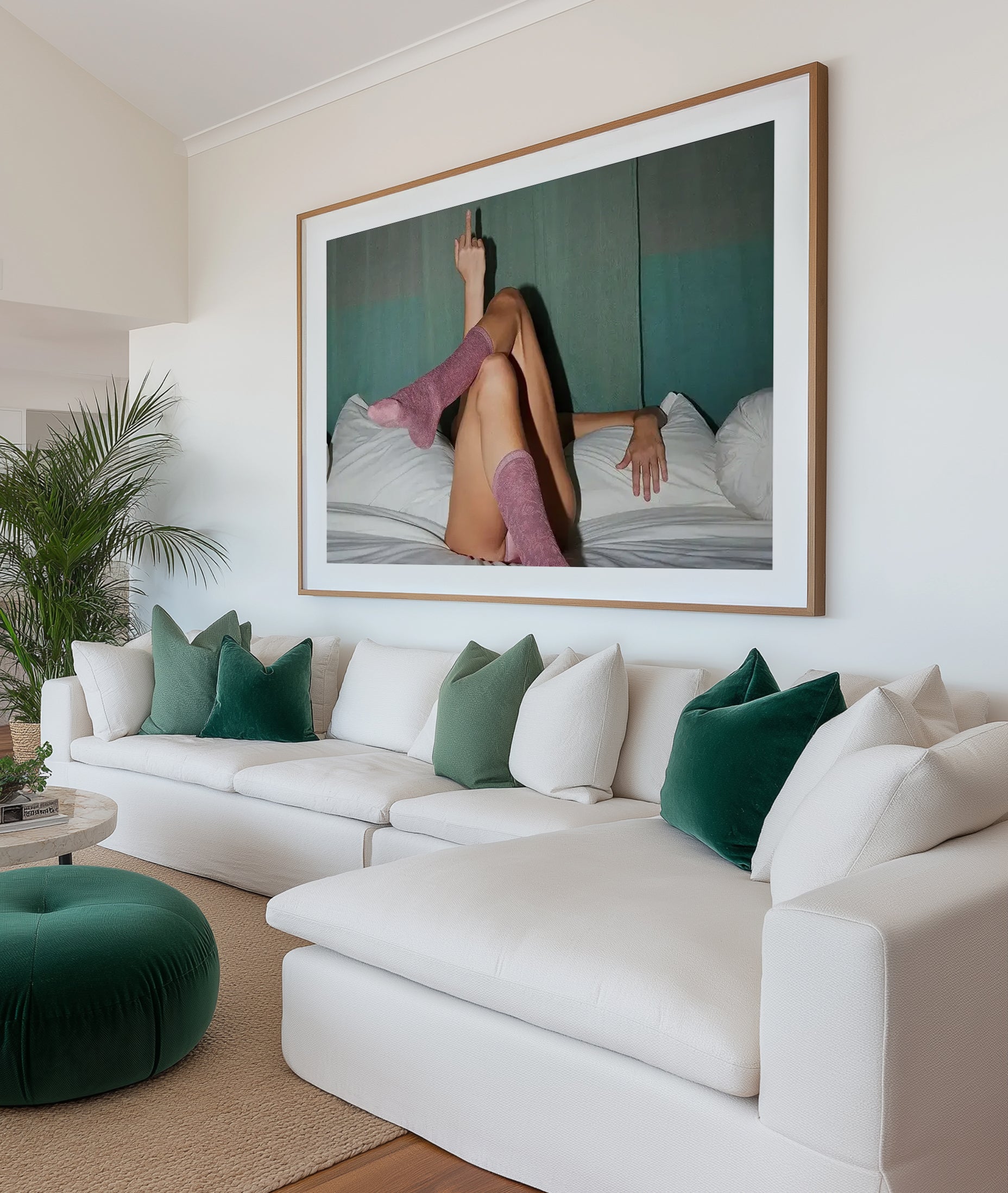 Green Room II by Amy Hallam | LS Art Print