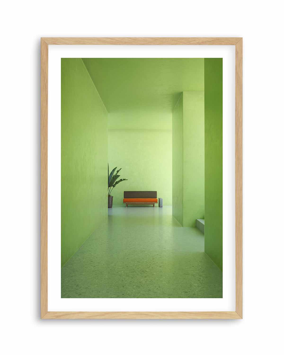 Green Room by Guachinarte Art Print