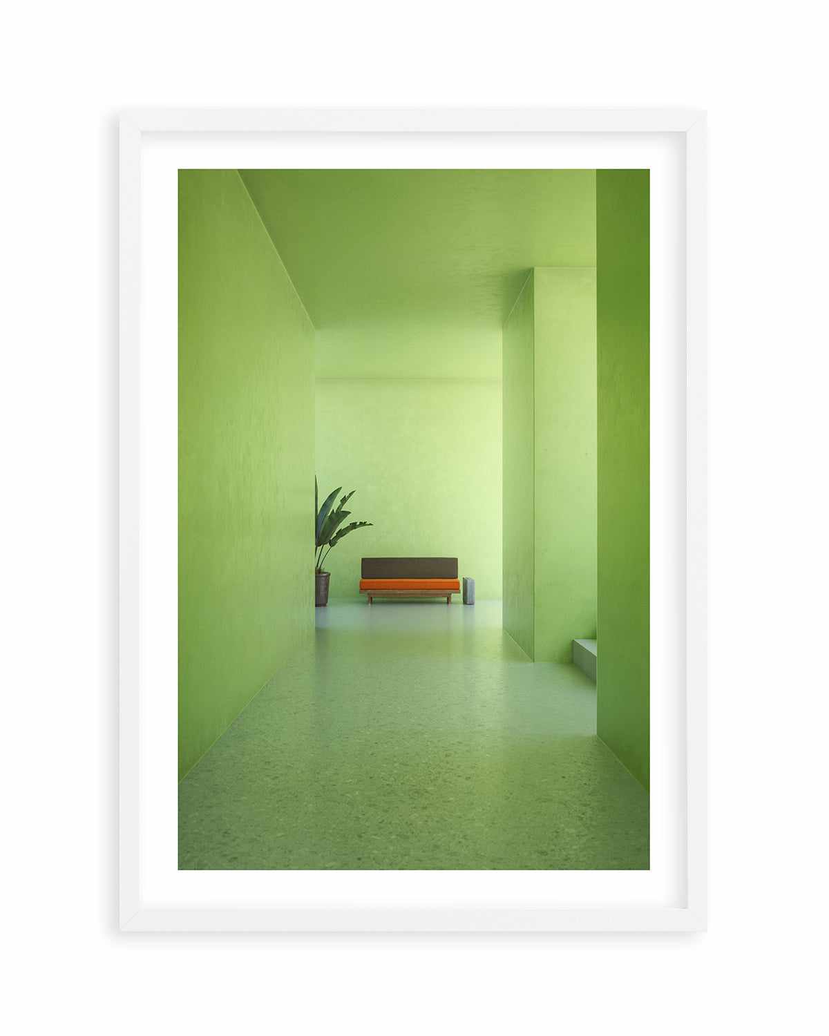 Green Room by Guachinarte Art Print