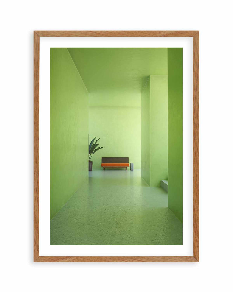 Green Room by Guachinarte Art Print