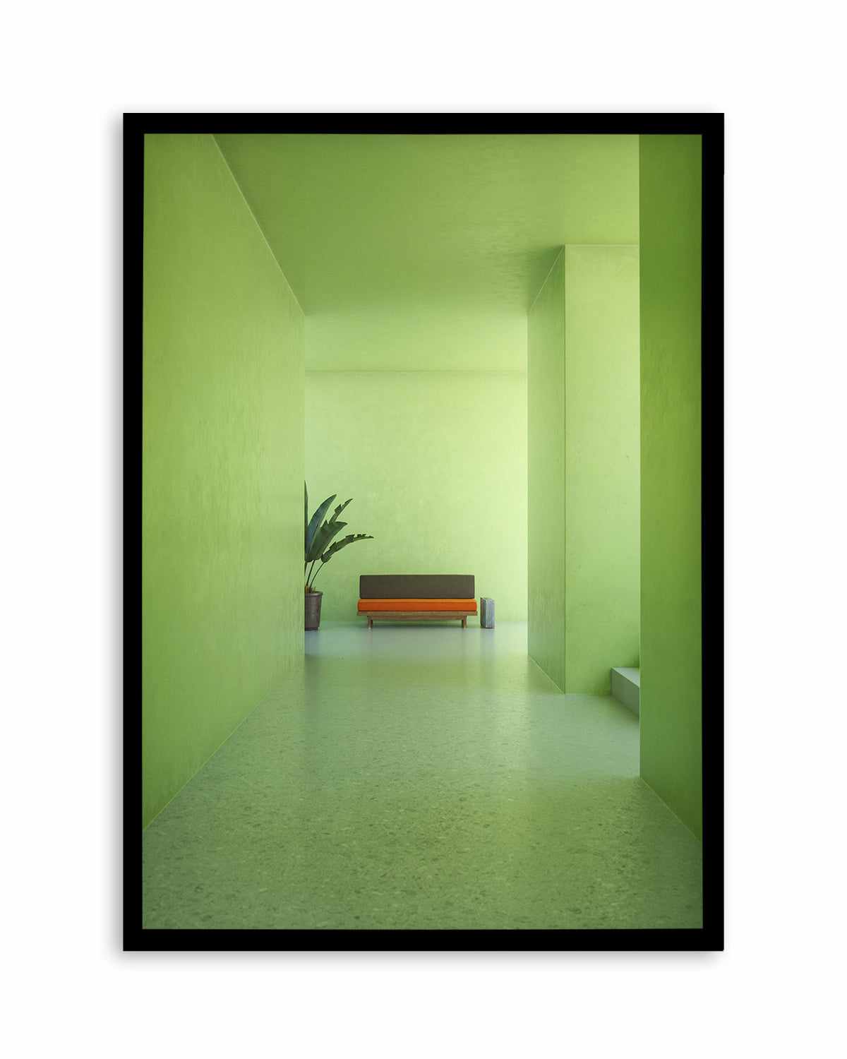 Green Room by Guachinarte Art Print