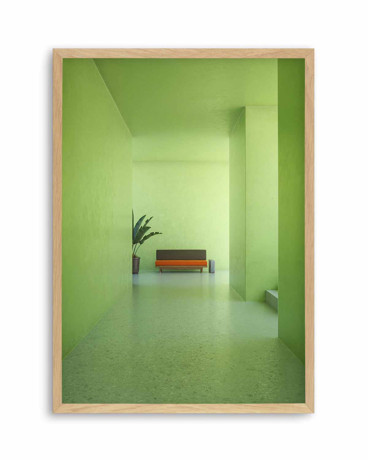 Green Room by Guachinarte Art Print