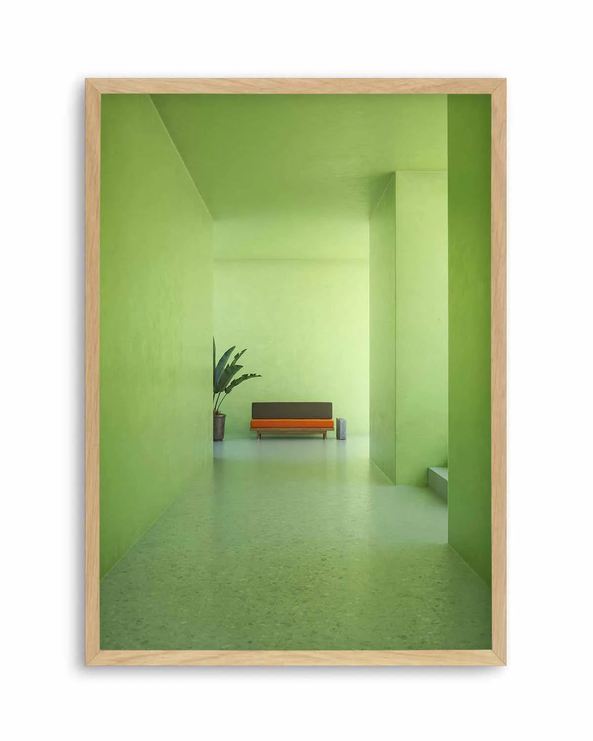 Green Room by Guachinarte Art Print from Olive et Oriel where you can shop wallpaper and artworks online