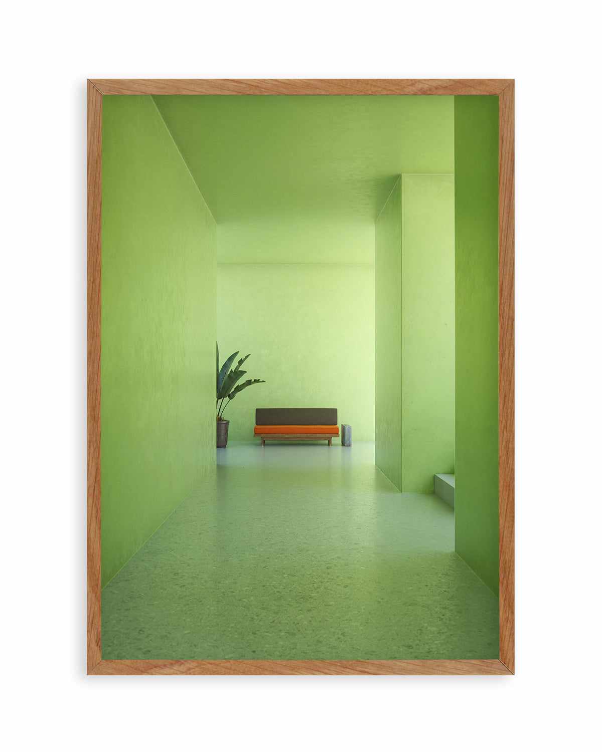 Green Room by Guachinarte Art Print