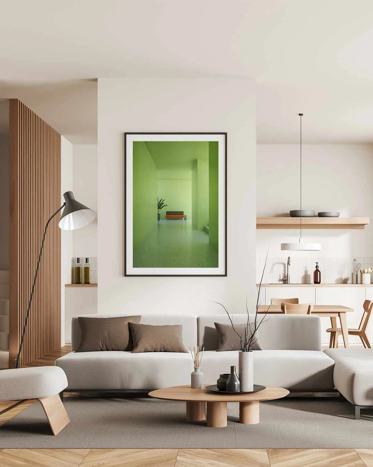 Green Room by Guachinarte Art Print from Olive et Oriel where you can shop wallpaper and artworks online